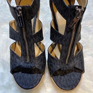 Michael Kors Damita Logo Wedge Sandal